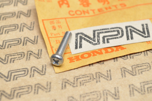 NOS Honda CB650 CB750 CB900 GL1100 Gold Wing Pan Screw 4x20 93500-04020-0B