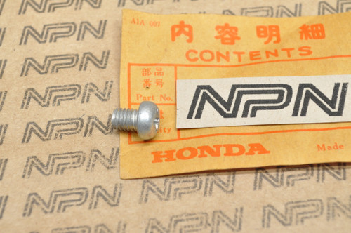 NOS Honda CB750 CBX CR250 CT90 MT125 SL350 XL350 XL70 Z50 Screw 93500-06008