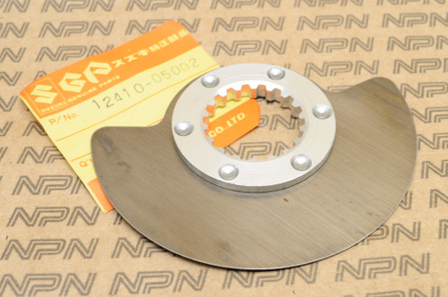 NOS Suzuki 1975-77 TS75 Crank Shaft Valve Plate 12410-05002
