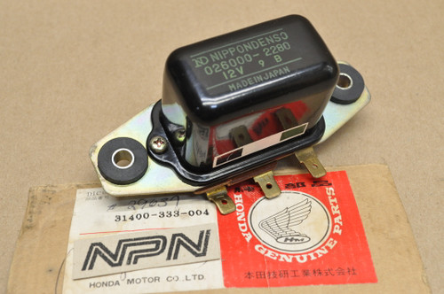 NOS Honda 1972-74 CB350 F 1975-77 CB400 F Voltage Regulator 31400-333-004