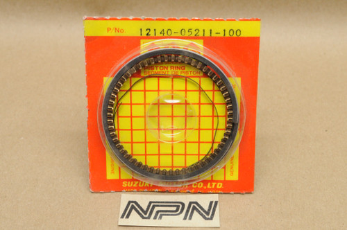 NOS Suzuki ALT125 SP125 1.00 Oversize Piston Ring Set For 1 Piston 12140-05211-100