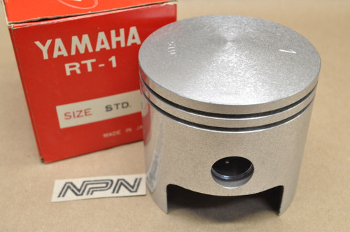 NOS Yamaha 1970-71 RT1 Rocky Standard Size Piston 275-11631-00-96