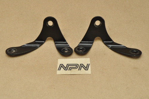 Vtg OEM Honda VF700 VF750 V45 Magna Tool Box Left & Right Mount Bracket 83502-MB1-670