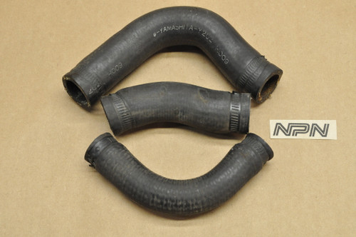 Vtg OEM Honda 1982 VF750 C V45 Magna Rubber Water Hose Drain Tube Lot