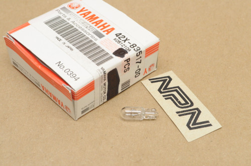 NOS Yamaha XJ700 YX600 XV250 Instrument Meter Bulb 12V 3W 42X-83517-00