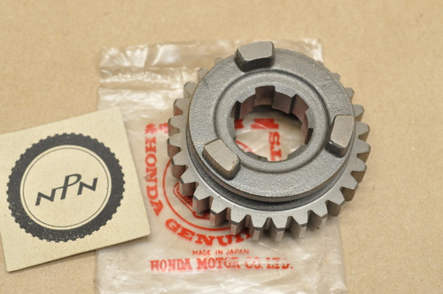 NOS Honda 1981-84 ATC250 R Transmission Counter Shaft Fourth 4th Gear 28T 23471-961-010