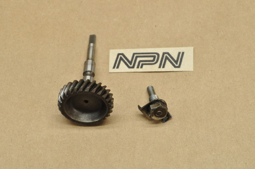 Vintage OEM Honda CB750 K Four CB750F Tachometer Gear w/ Bolt & Washer 12431-300-010