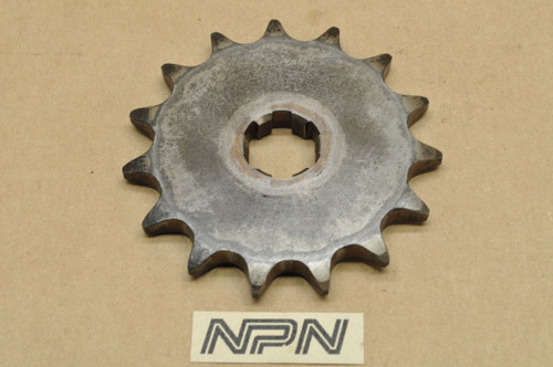 Vintage OEM Honda 1977-78 CB750 K Front Drive Chain Sprocket 15T 23801-405-010