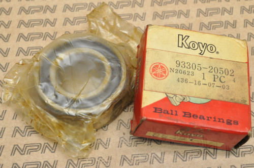 NOS Yamaha RD400 RZ350 TD3 TR3 TX500 TZ350 XS500 YFZ350 Bearing 93305-20502