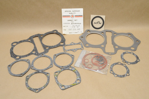 NOS Yamaha XS2 Beck Arnley Complete Top End Gasket Kit 65-0644