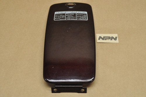 Vtg OEM Honda 78 CB750 A 77-78 CB750K Gas Tank Filler Lid Cover Candy Alpha Red 17531-405-000 ZA
