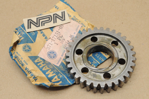 NOS Yamaha 1973-74 TX500 1975 XS500 Fifth 5th Pinion Wheel Gear 31T 371-17151-01
