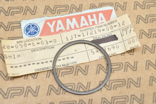 NOS Yamaha 1977-79 XS750 Drive Axle Gear Shim 1.2T 1J7-17219-00-12