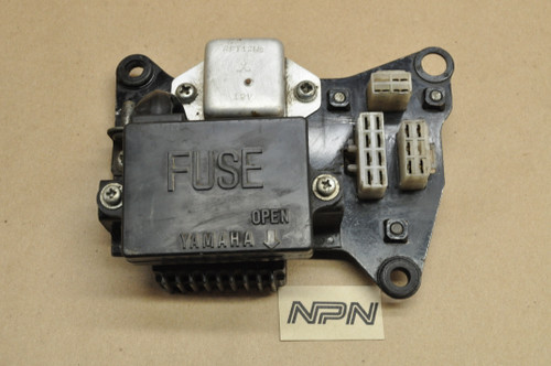 Vtg OEM Yamaha RD400 Fuse Box Regulator Rectifier Plate Tray Assembly *AS IS* 1J7-82170-40