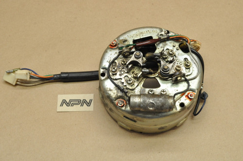 Vtg OEM Yamaha DS7 R5 RD250 RD350 Stator Magneto Points Assembly 360-81600-92