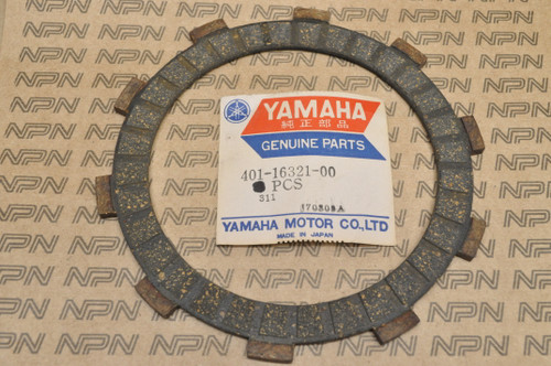 NOS Yamaha DT100 MX100 MX125 YZ125 Clutch Friction Plate 401-16321-00