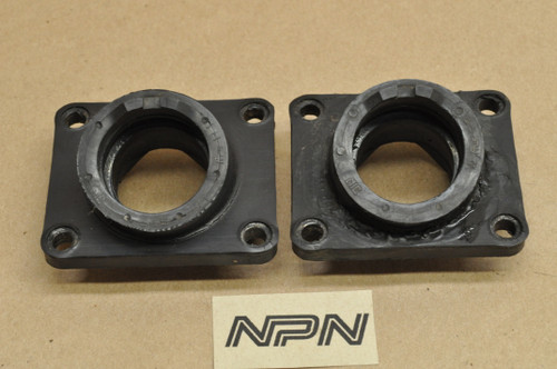 Vtg OEM Yamaha RD250 RD350 RD400 YT175 Carburetor Joint Intake Qty2 *AS IS* 345-13565-71