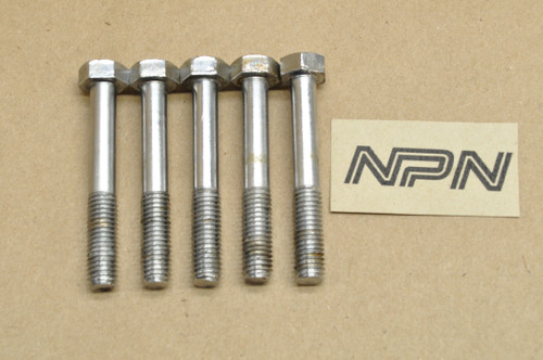 Vtg OEM Yamaha CT1 DS6 DS7 DT125 DT250 DT360 DT400 MX125 MX175 MX250 MX360 MX400 R3 R5 RD125 RD250 RD350 Bolt Qty5 97313-08055