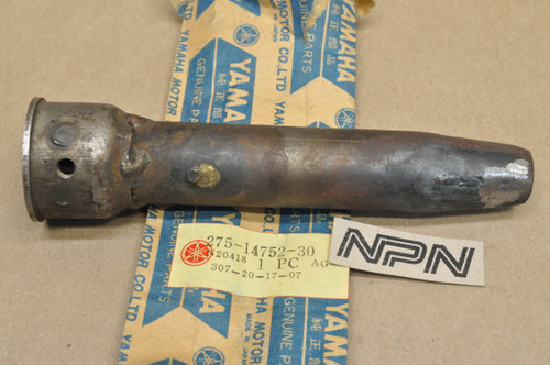 NOS Yamaha 1970-71 RT1 Muffler Exhaust Pipe Spark Arrestor Baffle 275-14752-30