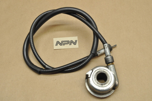 Vtg OEM Yamaha RD250 RD350 RD400 Speedometer Cable & Drive Gear Box 55K-83550-01