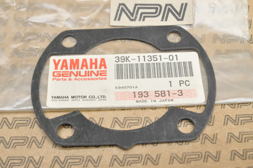 NOS Yamaha 1984-85 YZ80 Cylinder Base Gasket 39K-11351-01