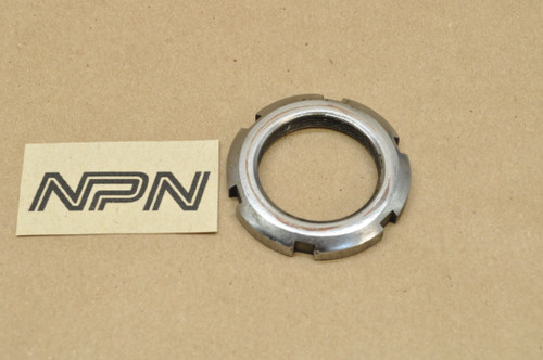 Vintage OEM Yamaha R3 YDS3 YM1 YR2 YR1 Steering Stem Nut 156-23454-00