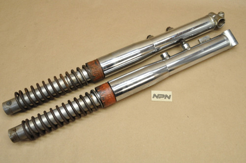 Vintage OEM Yamaha 1965-66 YDS3 YM1 Left & Right Front Fork 156-23136-00