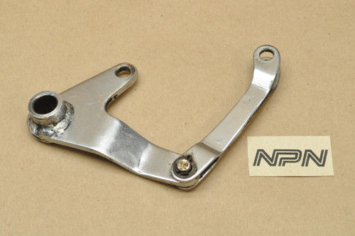 Vtg OEM Yamaha 1965-66 YDS3 YM1 Rear Brake Pedal Link & Bar 156-27215-00