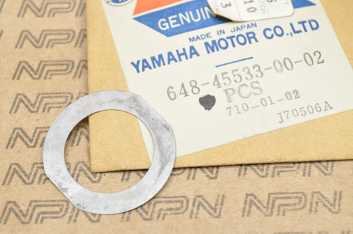 NOS Yamaha IT400 MX250 TT500 TZ250 TZ350 XT500 YZ250 YZ400 Washer 648-45533-00-02