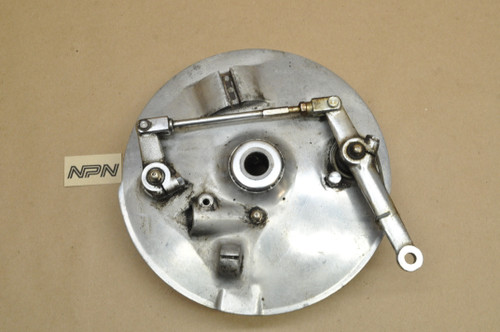 Vtg OEM Yamaha R3 YDS3 YM1 S YR1 YR2 C Front Brake Panel Arm Assembly 156-25121-01