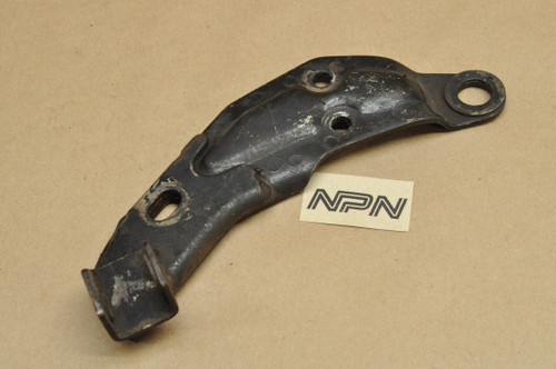 Vintage OEM Yamaha 1976-78 RD400 Left Foot Peg Rest Mount Bracket 1A0-21445-01-33