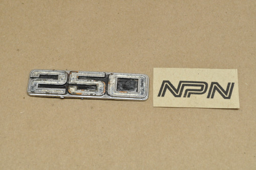Vintage OEM Yamaha 1973-75 RD250 Oil Tank Badge Emblem 361-21786-00