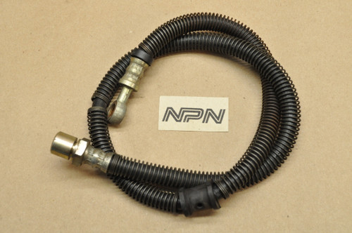Vintage OEM Yamaha 1976-77 RD400 Front Brake Line Hose 1A0-25872-02