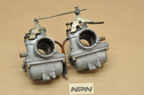 Vintage OEM Yamaha 1969-70 DS6 Left &  Right Carburetor Assembly 246-14101-00