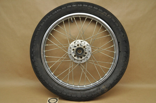 Vtg OEM Yamaha RD250 RD350 Front Wheel Rim Hub Spoke Assembly 94416-18068