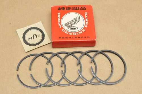 NOS Honda CA72 .50 Oversize Piston Ring Set for 2 Pistons = 6 Rings 13032-259-000