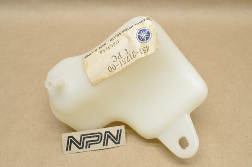 NOS Yamaha 1974-75 TY80 Plastic Oil Tank 451-21751-00