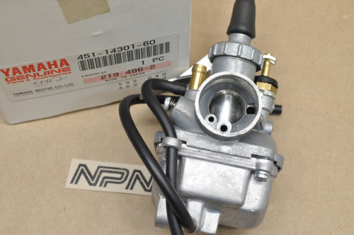 NOS Yamaha 1974-75 TY80 TK Carburetor Assembly 451-14301-60