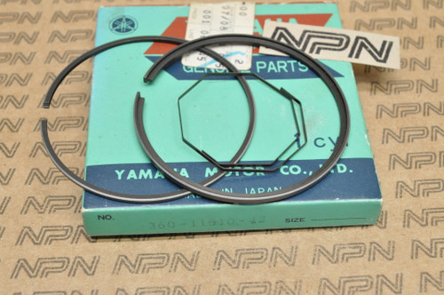 NOS Yamaha 1970-72 R5 1.00 Oversize Piston Ring Set for 1 Piston 360-11610-42