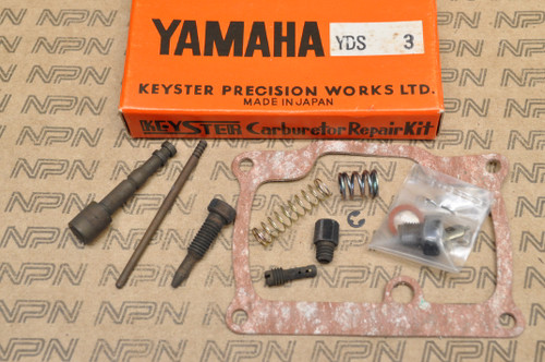 NOS Yamaha YDS3 Keyster Carburetor Carb Jets Needle Spring Repair Rebuild Kit