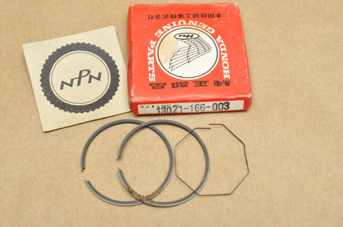 NOS Honda MB5 MB50 .25 Oversize Piston Ring Set for 1 Piston= 3 Rings 13021-166-003