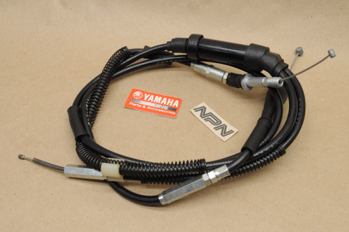 NOS Yamaha 1982-83 YT175 Throttle & Pump Cable 5V7-26260-00