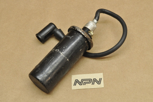 Vtg OEM Yamaha YDS3 YDS2 YM1 Ignition Coil 6V w/ Spark Plug Wire Boot 152-82310-20