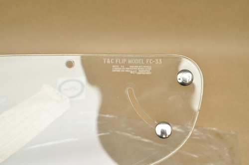 Vintage NOS Honda Buco Helmet Shield Clear Visor TC Flip FC33
