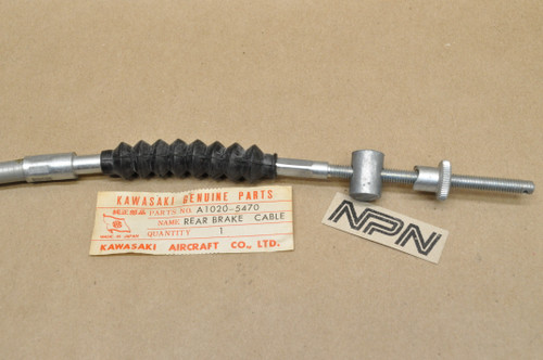 NOS Kawasaki A1 A1SS Samurai A7 A7SS Rear Brake Cable A1020-5470 / 54022-005
