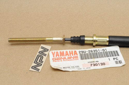 NOS Yamaha 1983-86 YTM225 1986-89 YFM200 Rear Brake Cable 29U-26351-01