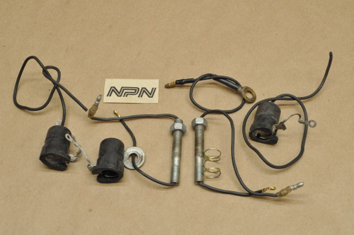 Vtg OEM Yamaha DT250 DT360 DT400 RD250 RD350 RD400 TX500 TX650 TX750 Turn Signal Stud Wire Lot 360-83367-09