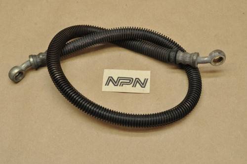 Vtg OEM Yamaha 1976-77 RD400 Rear Brake Master Cylinder Pipe Hose Line 1A1-25872-52