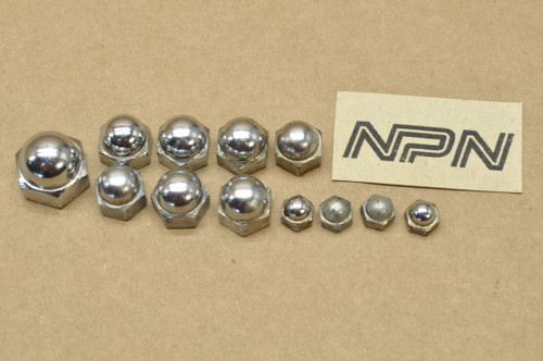 Vtg OEM Yamaha RD125 RD200 RD250 RD350 RD400 Cap Nut Lot 90176-10013