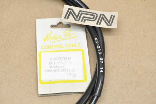 NOS Yamaha 1993-99 YZ80 Motion Pro Throttle Cable 05-213 / 4ES-26311-00